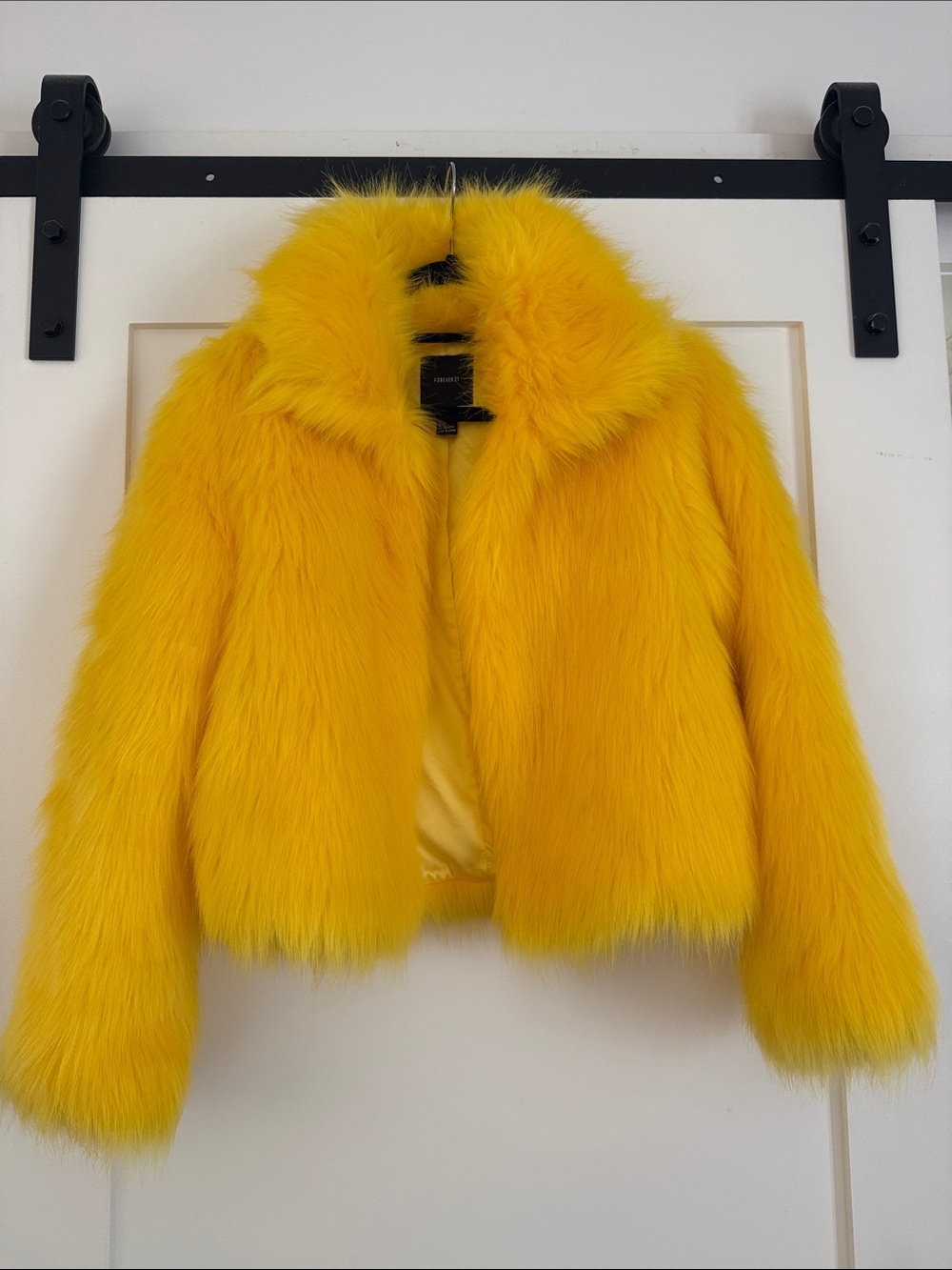 Yellow fix furr coat